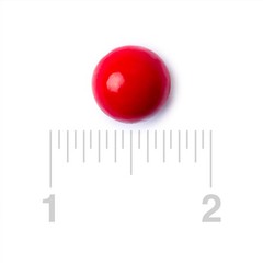 RED GUMBALLS CHERRY FLAVORED 1in ~ fruity, chewy fun ~ 3/4LB – 12OZ ~ SHIPS FREE
