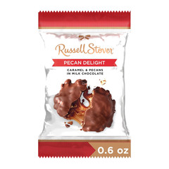 RUSSELL STOVER Milk Chocolate Pecan Delight Candy, 0.6 Oz. – 36 Ct. | Lunch Pack