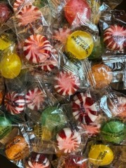 Sugar Free ASSORTED FRUIT Discs & STARLIGHT MINTS Hard Candy- {BULK- 50 Pieces}