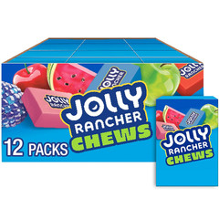 Chews Assorted Fruit Flavored Candy Box, 2.06 Oz (12 Count)