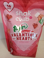 Snak Club Tajin Chili & Lime Seasoned Strawberry Watermelon Gummy Candy 12 Oz