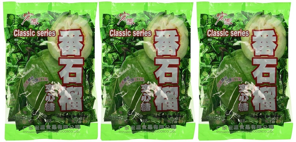 Guava Candy Pack Of 3 Unique Flavor 12.3 Ounce Popular Asian Treat