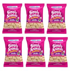 6 Bags Stauffer’s Iced Animal Cookies, 20 oz Each – Classic Pink & White Frosted