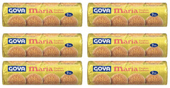 Goya Cookies Maria, 7 Ounces Pack of 6 Cookie Reams