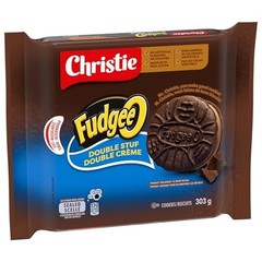 Christie Fudgeeo Double Stuf Cookies 10.68 Ounce 303 Grams Imported from Canada