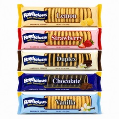 3x Raylicious Banana Sandwich Cookies Snack Fruit Flavor Sweet Treats New 3.5oz