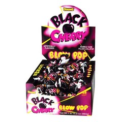 Charms Blow Pop Lollipops – Individually Wrapped 48 Count (Pack of 1), black