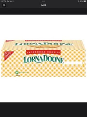 Nabisco Lorna Doone Shortbread Cookies, Case of 120 Cookie Packs