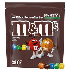 M&M’s Party Size Milk Chocolate Candy – 38oz