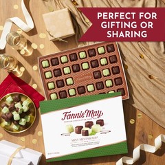 Milk Chocolate Mint Meltaways Gift Box – 11.5 oz Gourmet Treats