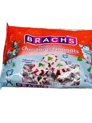Brach’s Peppermint Handmade Christmas Tree Nougat Candy 11oz Bag 24 Individ Wrap