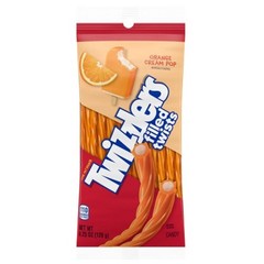 4x Twizzlers Filled Twists Orange Cream Pop Candy Snack Treats New Lot 4.25oz