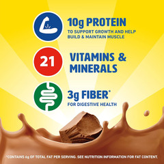 Ready to Drink with Fiber, Rich Milk Chocolate, 8 FL OZ Carton (Pack of 24)