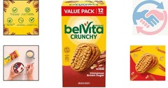 Kosher Cinnamon Brown Sugar Breakfast Biscuits – Crunchy 12 Pack Treats