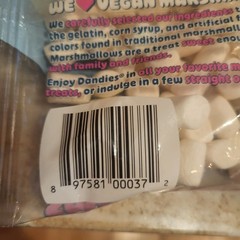 Dandies Vegan Mini Marshmallows Vanilla 10 Oz Guaranteed Fresh xp 10/2026