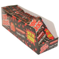 Pop Rocks, Strawberry, Count 24 (0.33 oz) – Sugar Candy / Grab Varieties & Flavo