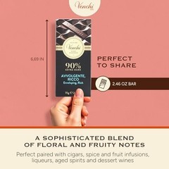 85% Extra Dark Chocolate Bar 3.52oz – Fine Cocoa Blends, Gluten Free, Vegan Trea