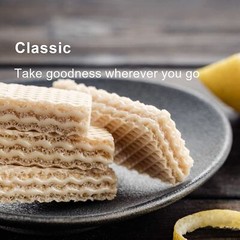 Loacker Classic Lemon Wafers – Premium Crispy Wafer Cookies with Lemon Cream