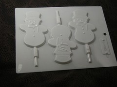 HARD CANDY 4-1/2″ SNOWMAN SUCKER MOLD- HS-4265