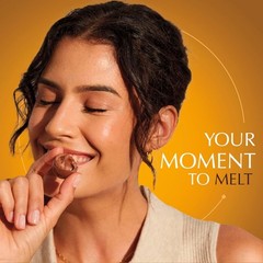 Gourmet LINDOR Caramel Chocolate Truffles, 25.4 oz. Luxurious Treat, 60 Count