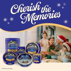 Gourmet Danish Butter Cookies in Elegant Gift Tin – 12 oz, Perfect for Sharing