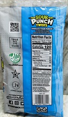 Sour Punch Twists Approx 1ea Pkg Containing 25 Pieces-New-SHIPS N 24 HOURS