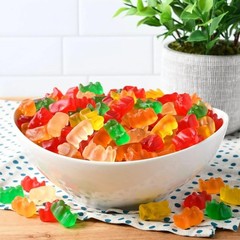 Haribo Goldbears Soft & Chewy Gummi Bears Assorted Flavors Bulk Candy (5 Pounds)