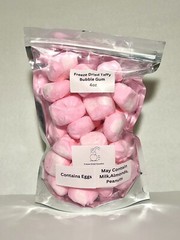 Freeze Dried Candy Bubble Gum Saltwater Taffy *4 Oz* Made Fresh To Order