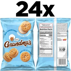 Buy Grandma’s Mini Vanilla Crème Cookies – 24 Pack (3.71oz), Perfect for Sharing