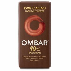Ombar 90% Raw Chocolate Bar – 35g (0.08lbs)