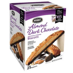 Nonni’s Biscotti, Almond Dark Chocolate, 1.33 Ounce (25 Count)