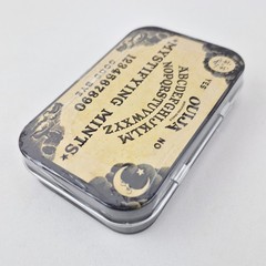 Ouija Board “Mystifying Mints” 1.5oz Collectible Candy Tin Embossed Retro Design