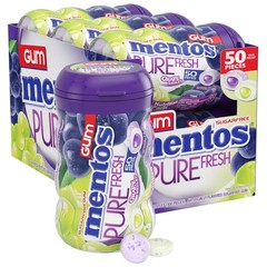 Mentos Xylitol Gum Bulk Pack, Grape Medley, 300 Ct
