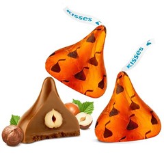 Hershey’s Kisses Whole Hazelnut, Filling in Rich Milk Chocolate Candy (5 Pounds)