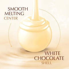 Lindt Lindor White Chocolate Truffles 50.8 oz Box 120 Pieces