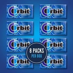 Orbit Sugar-Free Peppermint Gum Value Pack – 14ct/8pk