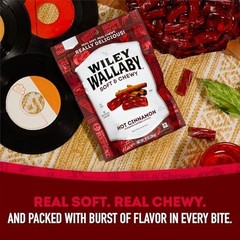 Soft Chewy Cinnamon Licorice Candy Twists 10 Ounce Resealable Bag
