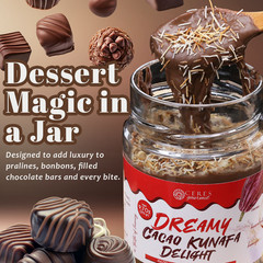Dubai Chocolate Hazelnut Spread with Roasted Phyllo-9.7 Oz
