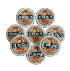 (8) Ice Breakers Orange Cream Pop Mints Limited Edition Discontinued NEW SEALED