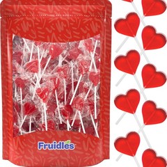 Lollipops Mini Heart Shaped Flavored Delicious Lollipop, Individually Wrapped…
