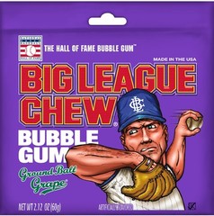 Big League Chew Bubble Gum Variety Pack -7 Flavors – 2 Pouches from each flavor