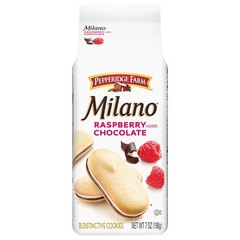 PEPPERIDGE FARM Milano Raspberry Flavored Chocolate Cookies 7oz Bag New – 2 PACK