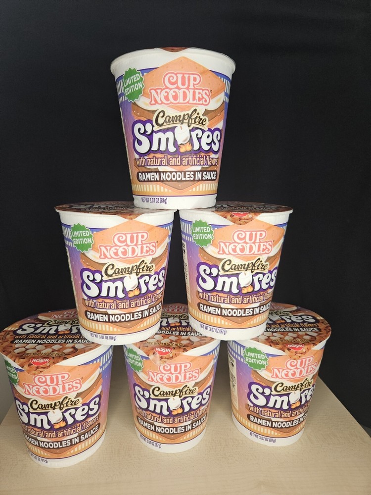 CAMPFIRE S’MORES Flavor Nissin Ramen Cup Noodles – Limited Edition!