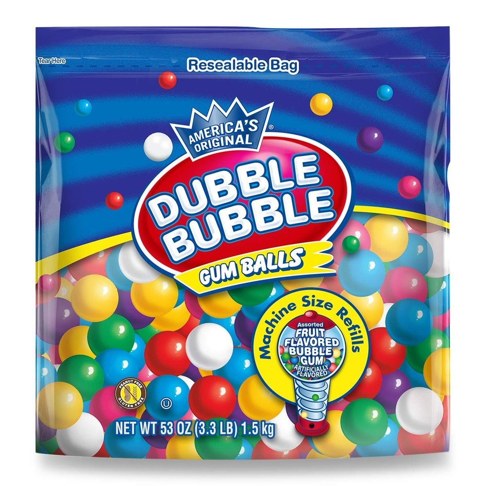 Bulk Assorted Gumball Refill – 3+ Pounds for Mini Candy Dispensers