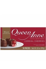 Queen Anne Milk Chocolate Covered Cordial Cherries 20 Pieces (2 boxes)