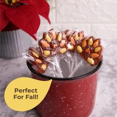 Turkey Lollipops, Individually Wrapped Thanksgiving and Fall Themed Candy, St…