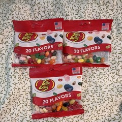 Jelly Belly 20 Flavors Assorted Jelly Beans 3.5 oz Bags, Pack of 3
