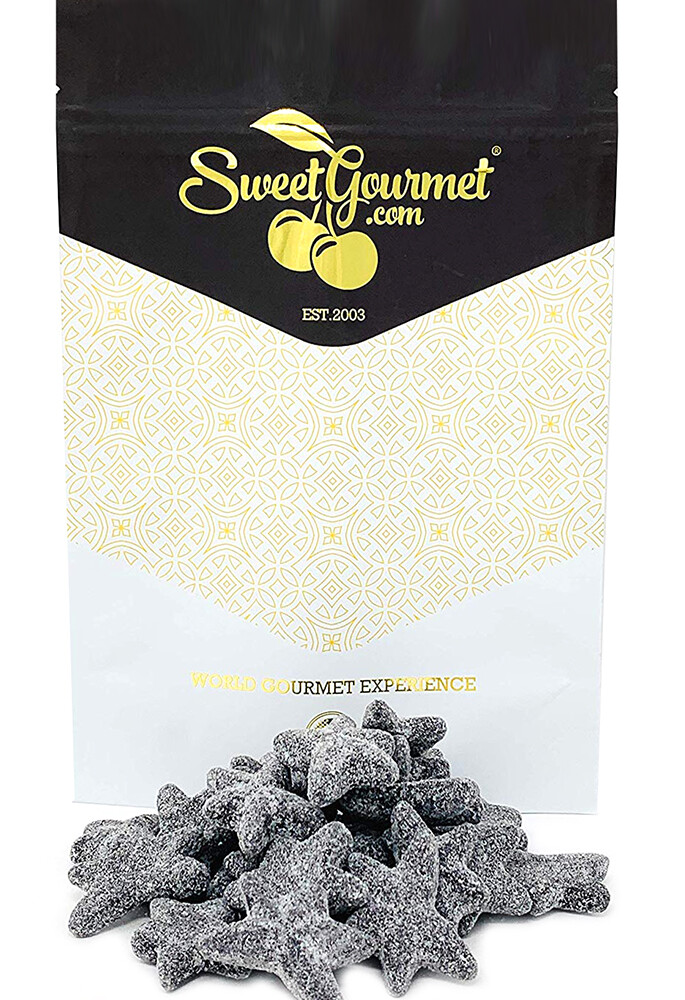 SweetGourmet Extra Salty Starfish Licorice | Dutch Super Sea Salty Stars |