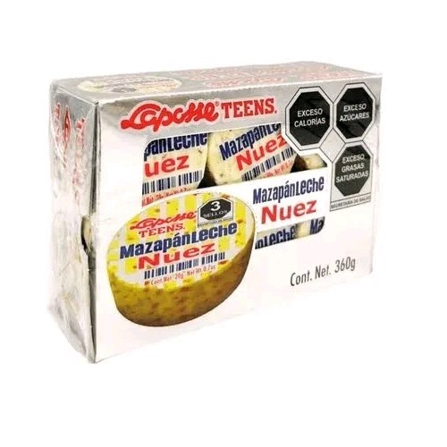Laposse Mazapan Leche-Nuez 360g