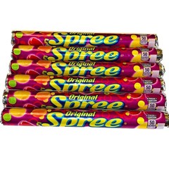 Spree Original Candy | 1.77 oz Tubes | 6 1.7 Ounce (Pack of 6), Multicolor